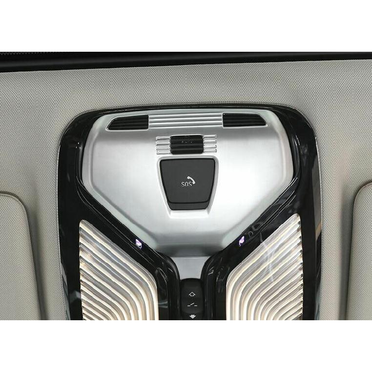For BMW 5 Series G30 2018-2023 Silver ABS Inner Front Reading Light Cover Trim