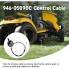 946-05098C Throttle Choke Cable Compatible With Cub Cad-Et XT1 LT50 LT46 GT50 GT54 XT2 LX46 LX50 Craftsman MTD Riding Lawn Mower, 746-05098C Control