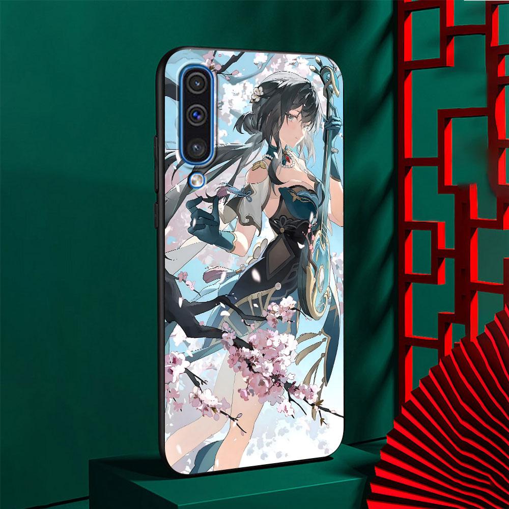 

Чехол Honkai Star Rail Ruan Mei для Samsung Galaxy A70 A70s A20e A02s A30s A50s A10 A20s A20 A30 A50 A03s TPU черный чехол для телефона Samsung A03