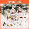 Charmantes Buntes Paillettenflügel Mädchen Hängendes Ornament Für Festliche Feiertagsdekoration