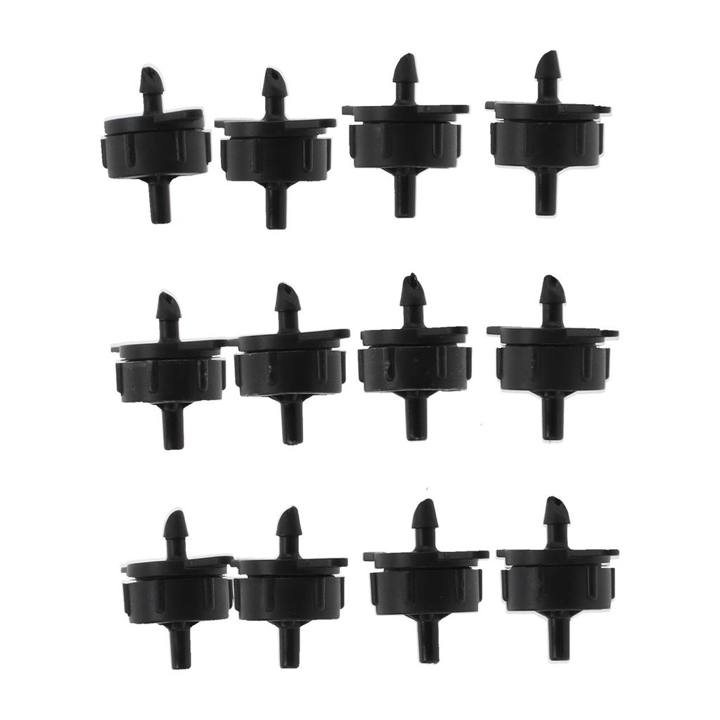 100Pcs 4L Pressure Compensating Drip Emitters Detachable Irrigation Dripper Nozzle for 4/7 Hose