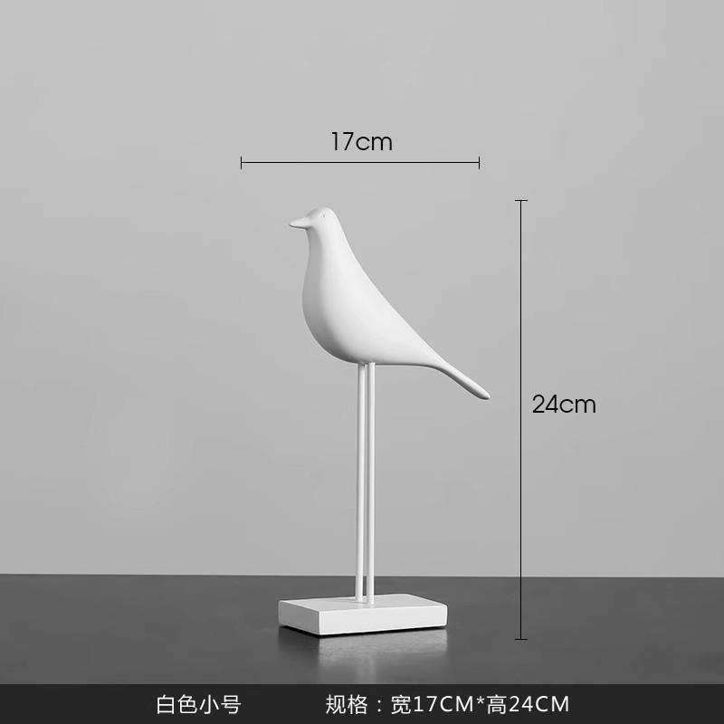 Resin Bird Statue Handicrafts Decoration Artificial Coloring Nordic Bird Decoration Home Decoration Office Desktop Sculpture