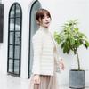Women's Winter 2026 Down Jacket: 90% Down, Solid Color, Round/V-Neck, Long Sleeve, Plus Size Outerwear