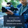 Gun-Shaped Microphone for DSLR: Noise-Reducing Audio Pickup for Live Video Recording, Interviews, and 3.5mm Interface