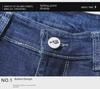2024 Men's Slim Fit Embroidered Stretch Cotton Jeans for Spring & Autumn
