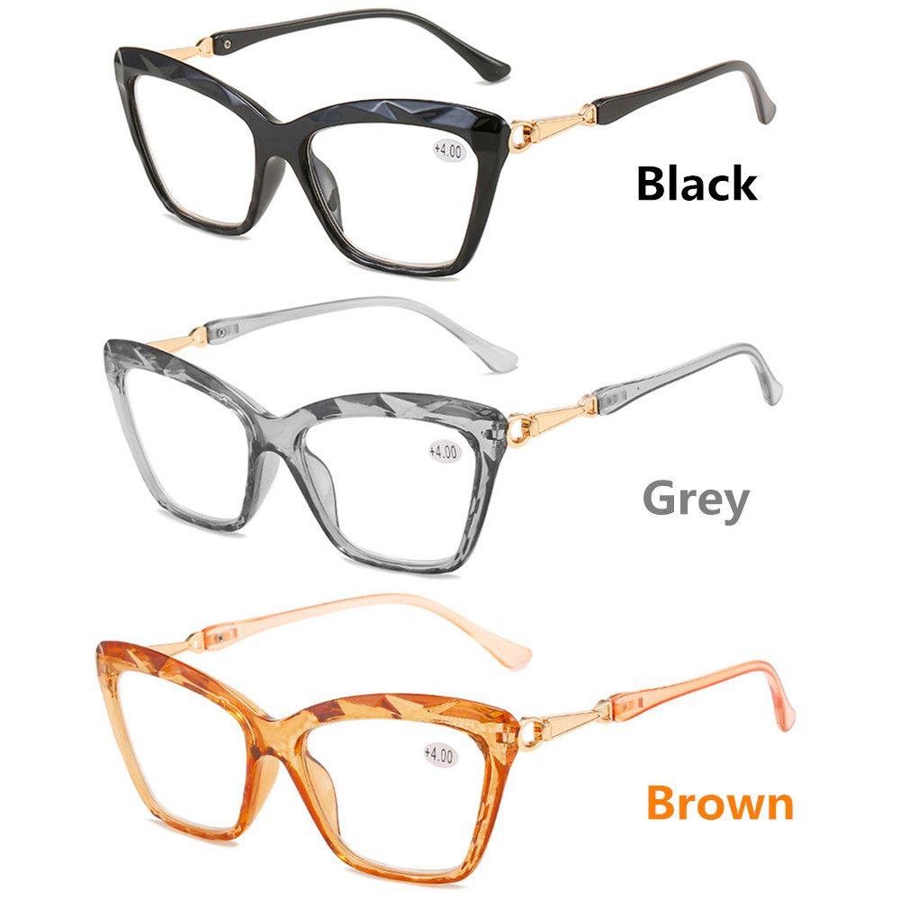 New High-definition Lens Reading Glasses for Women Men Fashion Cat Eye Presbyopic Glasses Ultralight Comfortable Readers Eyewear