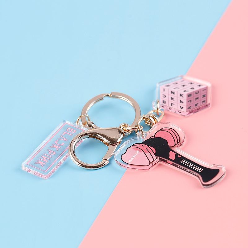 Stylish Blackpink Sticker Keychain 54 Pvc Stickers Various Sizes Included