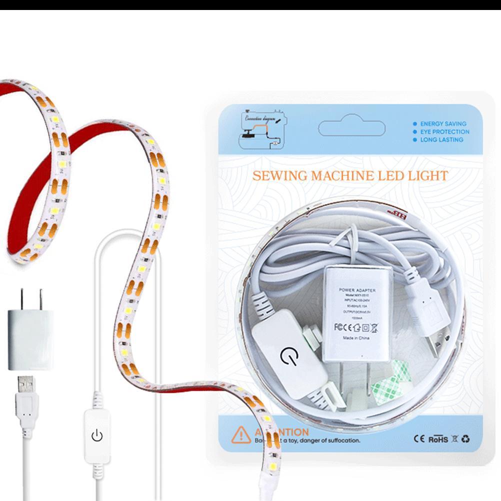 USB 5V Touch LED Strip Light for Sewing Machine White