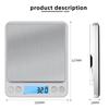 Stainless Steel Kitchen Jewelry Gold Electronics Kitchen Measuring Scales Precision Mini Pocket Digital Scale 3000g Tools Dining