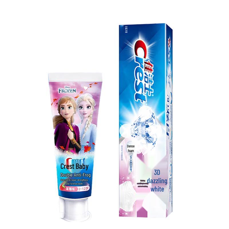 Crest Kids Anti-Cavity & 3D White Toothpaste Bundle