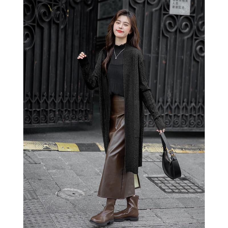 Mokana Damenmode Langarm-Cardigan