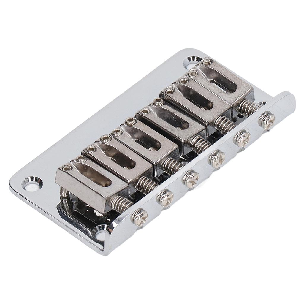 Elektrisk Gitar Bro 6 Strenger 78mm Topplading Sinklegering Halestykke Instrumenttilbehør Sølv