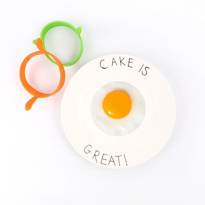 1Pcs Food Grade Silicone Breakfast Omelette Ring Fried Egg Mold Egg Ring Pancake Cooking DIY Tool Frying Egg Moulds Kitchen Tool