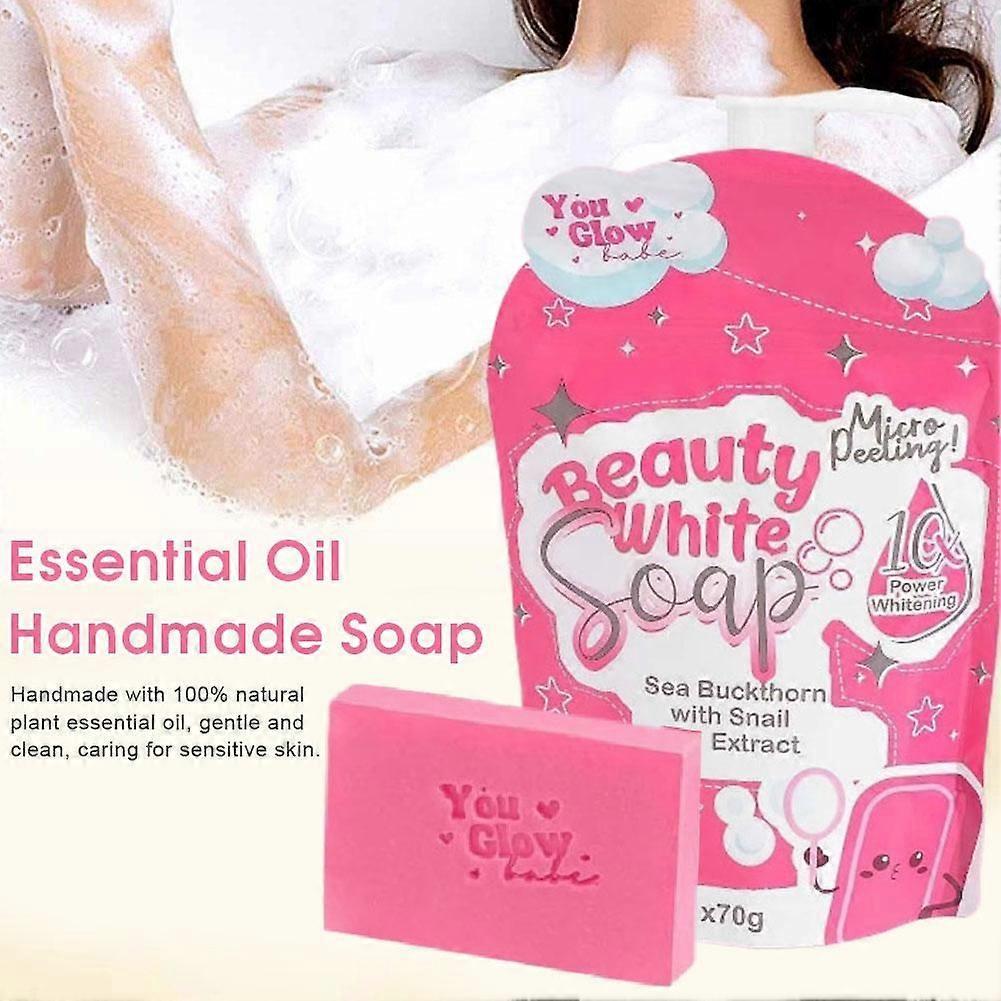 Sapone Beauty White di You Glow Babe, 5 Saponette x 70g