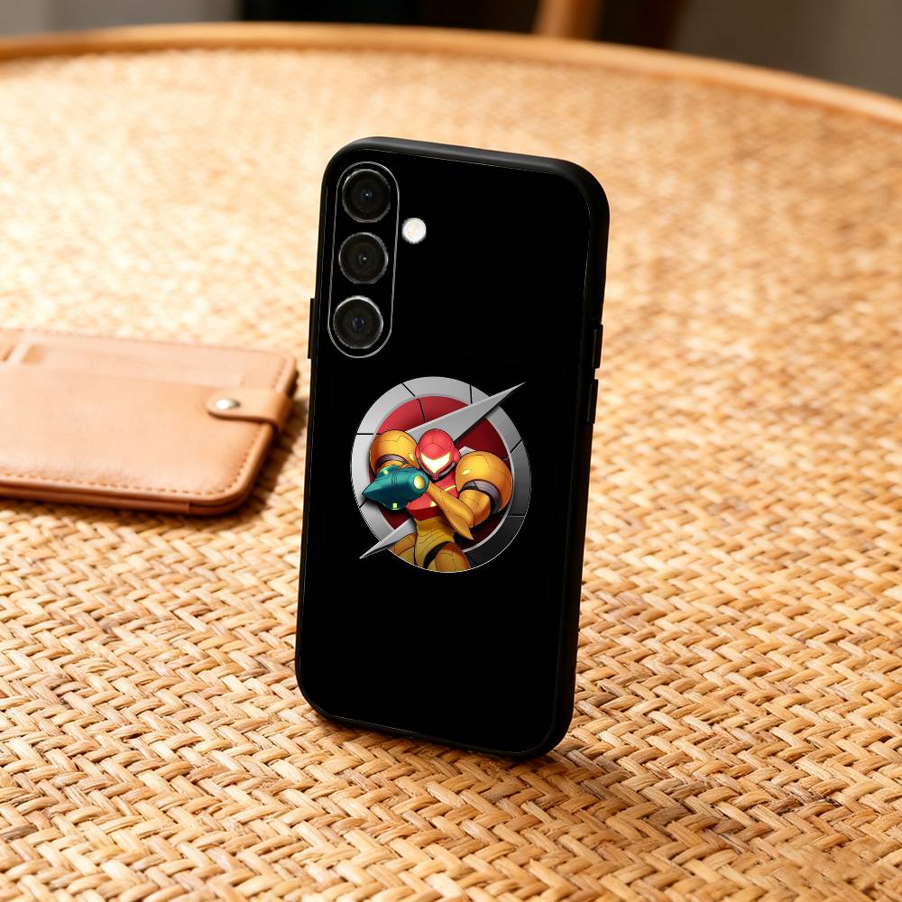 Game M-Metroid D-Dread Phone Case For Samsung  A73,72,71,A52,51,40,41,A22,A32,31,A13, Soft Black Shell