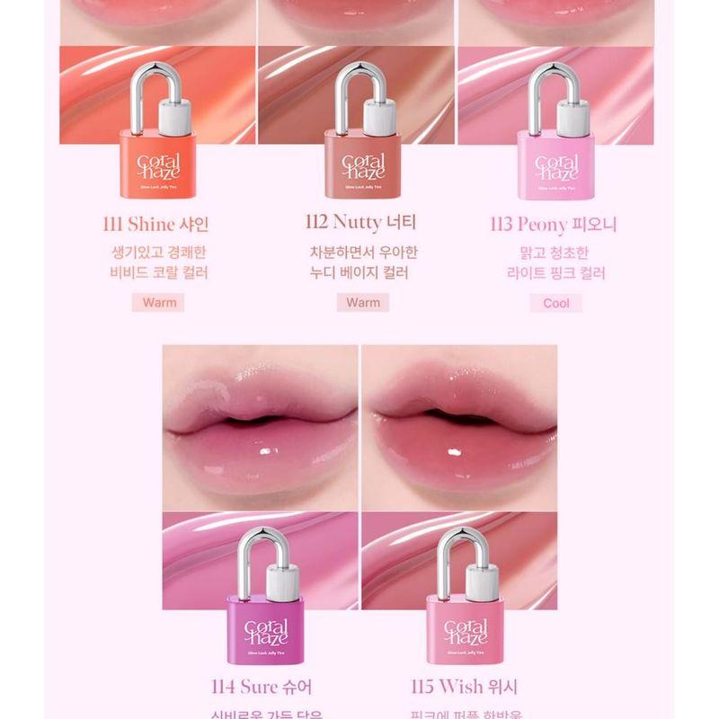 Coralhaze Glow Lock Jelly Tint - 15 Colors