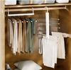 Folding Pants Rack Multi-functional Multi-layer Pants Hanger Household Magic Seamless Pants Rack Storage Magic