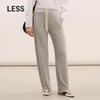 Cotton Blend Tapered Pants