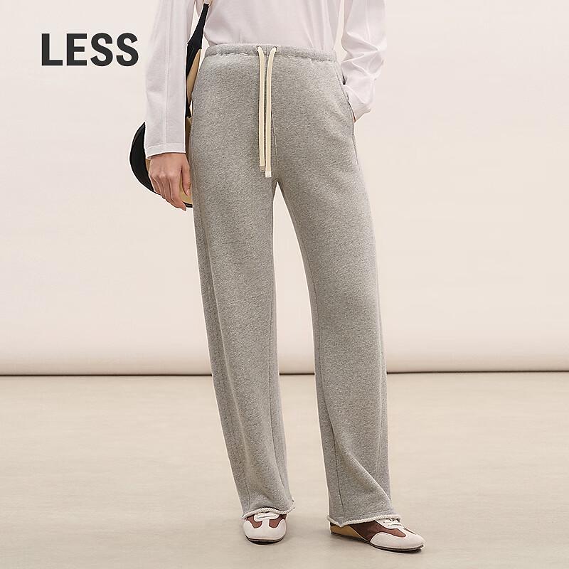 LESS Cotton Blend Tapered Pants XS