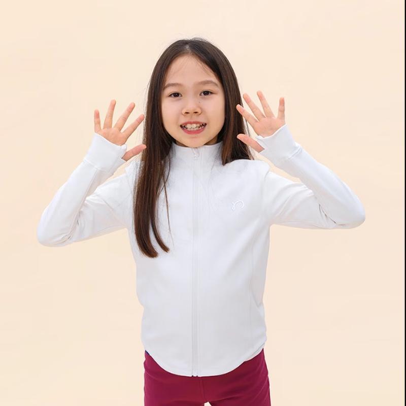 Kids  High-Elastic Fleece Warm Athletic Jacket 120