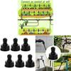 6Pcs Quick Connection Drip Irrigation 3/4Inch to 1/4Inch Adapter Faucet Joint Pipe B03E
