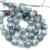 Jadeite Chalcedony Green Beads: Round Bracelet Accessories, Jade Stone Earrings, Pendants & Tassel Spacer Beads.