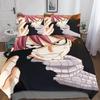 Cartoon Fairy Tail Duvet Cover Pillowcase Bedding Set Adult Boy Girl Bedroom Decoration Children Single Double Large Size
