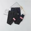 Plush High-Waisted Slim Fit Winter Jeans for Women - Korean Style Pencil Pants