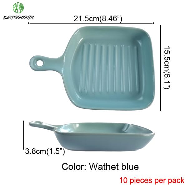 

Ceramic Barbecue Dish Baked Rice Bowl With Baked Cheese Special Tableware For Microwave Oven Household Dinnerware Dinner Plate