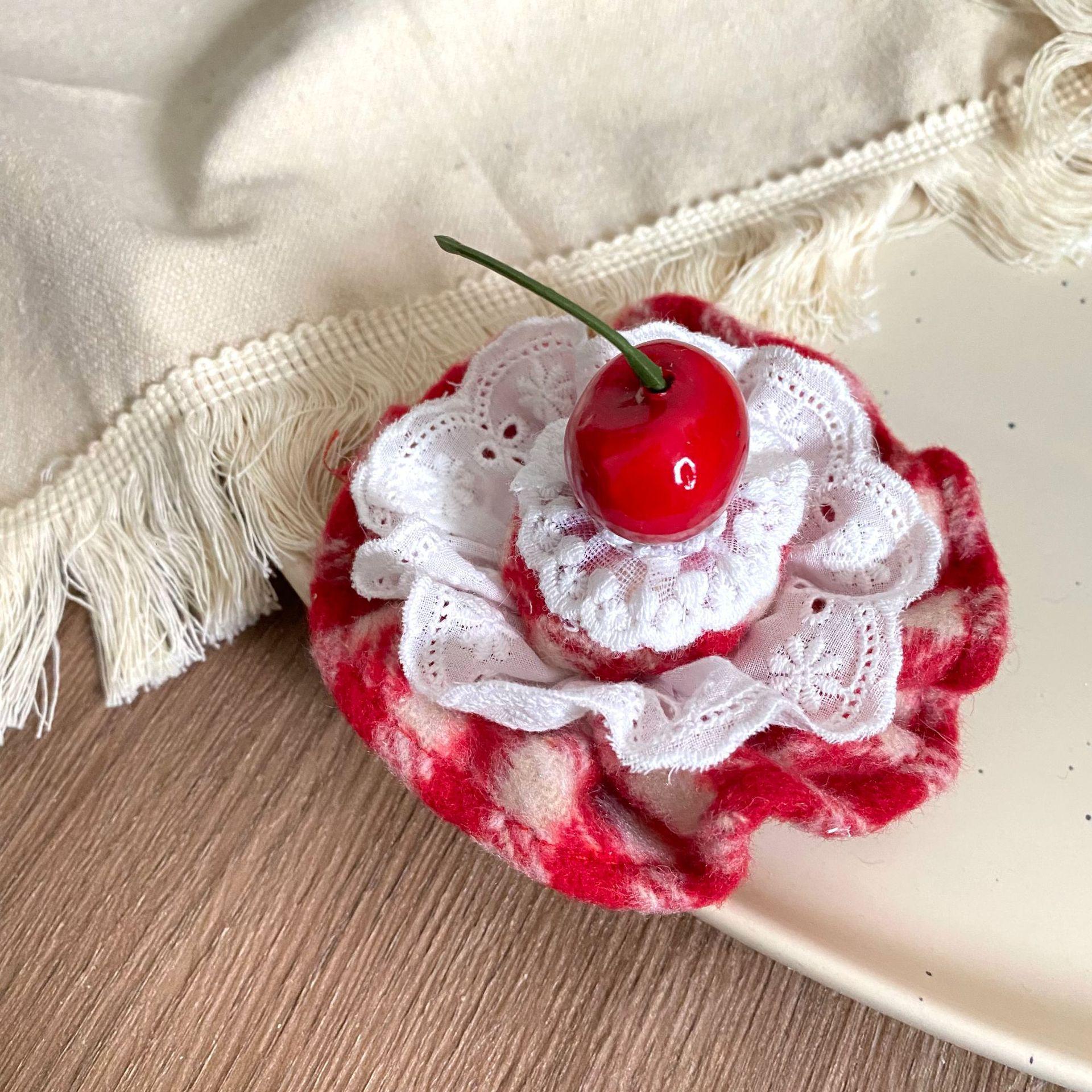 Sweet Pink Lace Bow Hair Clip - Princess Style Accessory