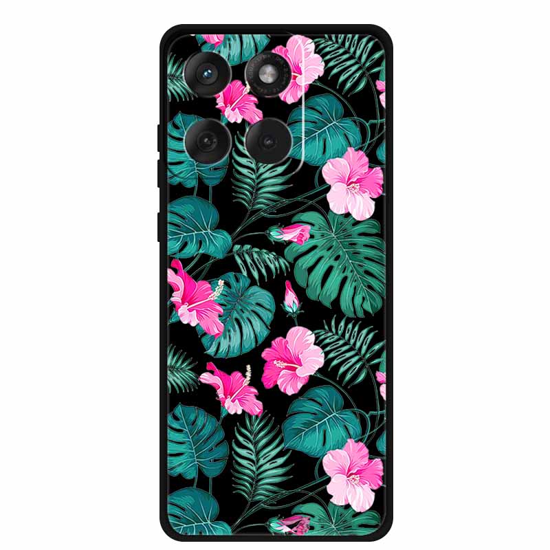 For Motorola G67 Power 5G 2025 Case Shockproof Soft Black Silicone Cute Cat Coque For Moto G67 Power Case 6.7" Cartoon Bumper