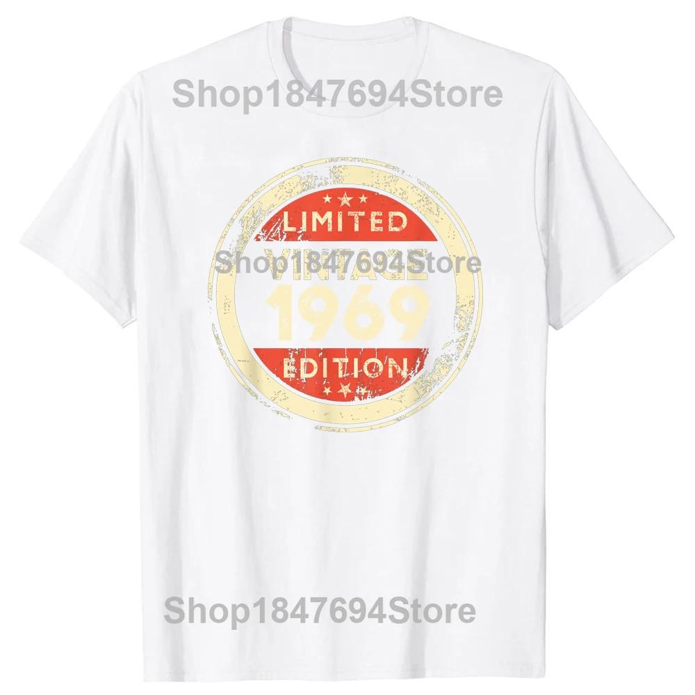 New Men 1969 Shirt 57 Years Old T Shirt Oversize Printed Casual Tee shirt Casual Short Sleeve Vintage Couples TShirt
