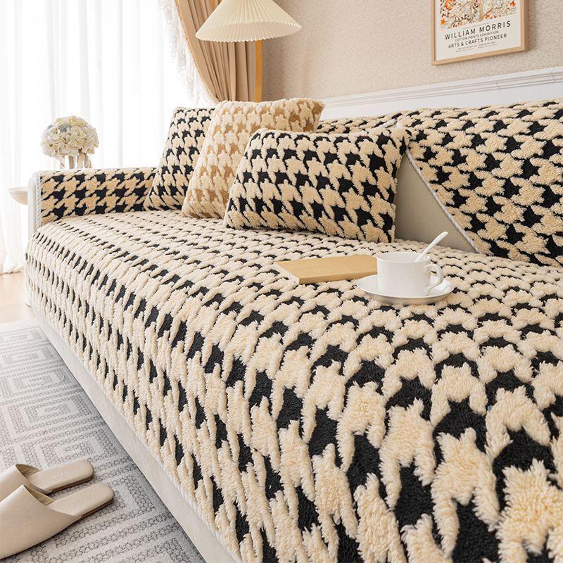 2025 All-Season Non-Slip Plush Sofa Cushion and Cover