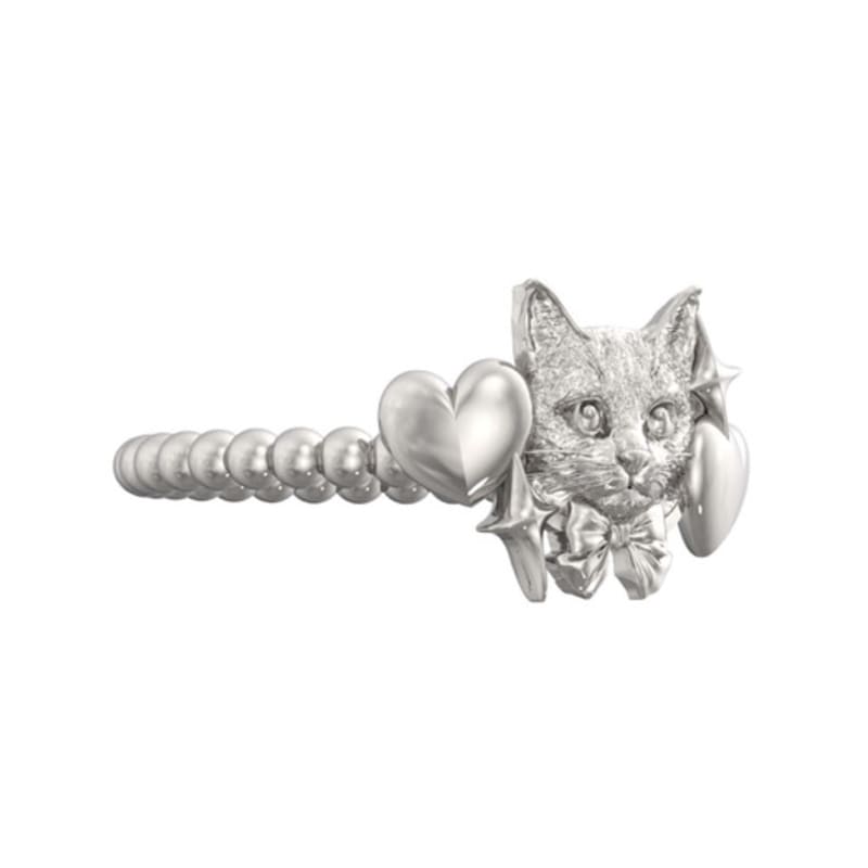 Tomorrowobject Cat Portrait. Small Ring