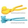 Snowball Maker Clip For Kids Adult Heart Snowflake Duck Shape Clip Tongs For Outdoor Sand Snow Ball Mold Toys Fight Sports Toys
