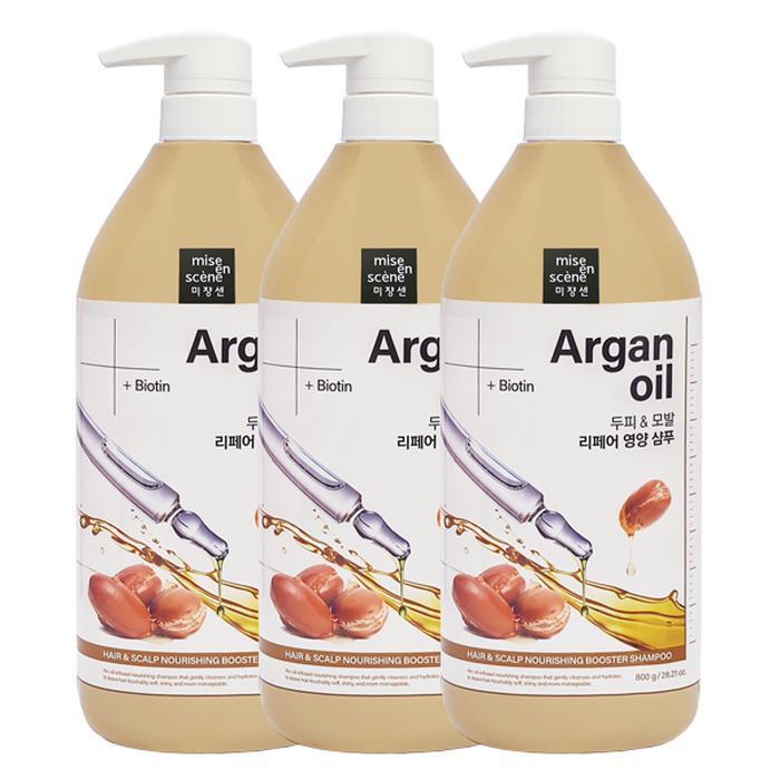 

mise en scène Питательный шампунь-бустер для волос и кожи головы 800 г x3 (30107785)