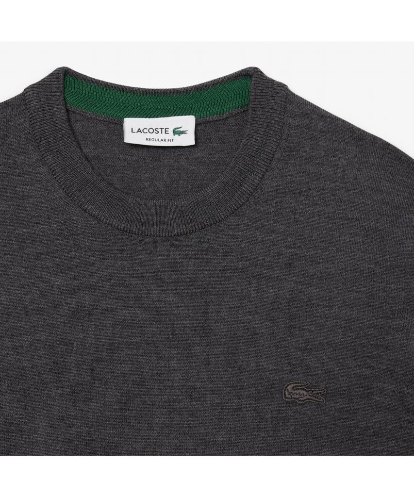 LACOSTE Men'S Merino Wool Crew Neck Sweater Ah1969-55N 050