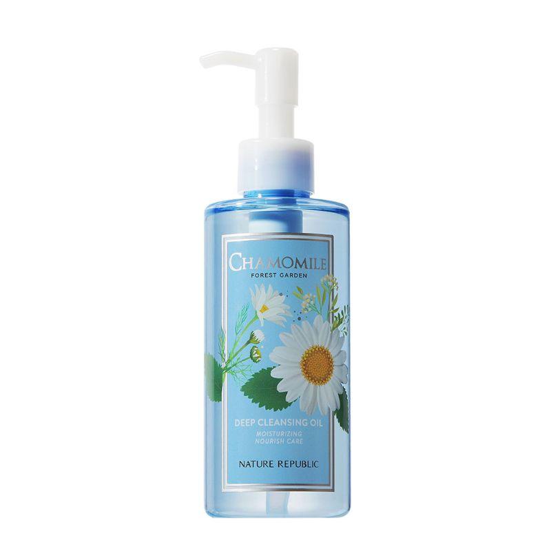 Nature Republic Forest Garden Chamomile Cleansing Oil – Gentle Makeup Remover & Hydrating Face Oil – 200ml