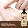 Organic Castor Oil,  Pure Cold-Pressed Castor Oil for Longer, Thicker Hair, Eyelashes and Eyebrows, Hair Growth Oil Moisturizing & Strengthening