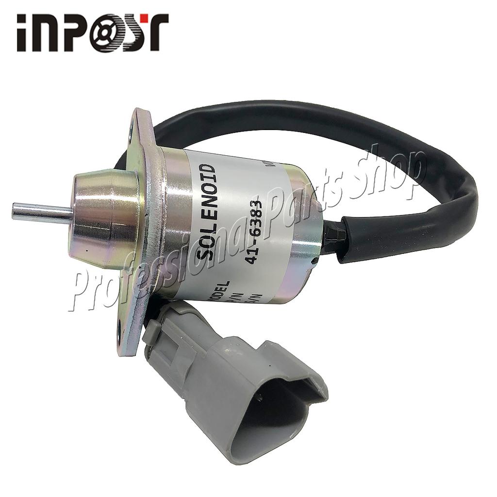 41-6383 Stop Shut Off Solenoid TK 41-6383 TK 41-4306 TK416383 For Yanmar Engine Replaces for Thermo King 12V