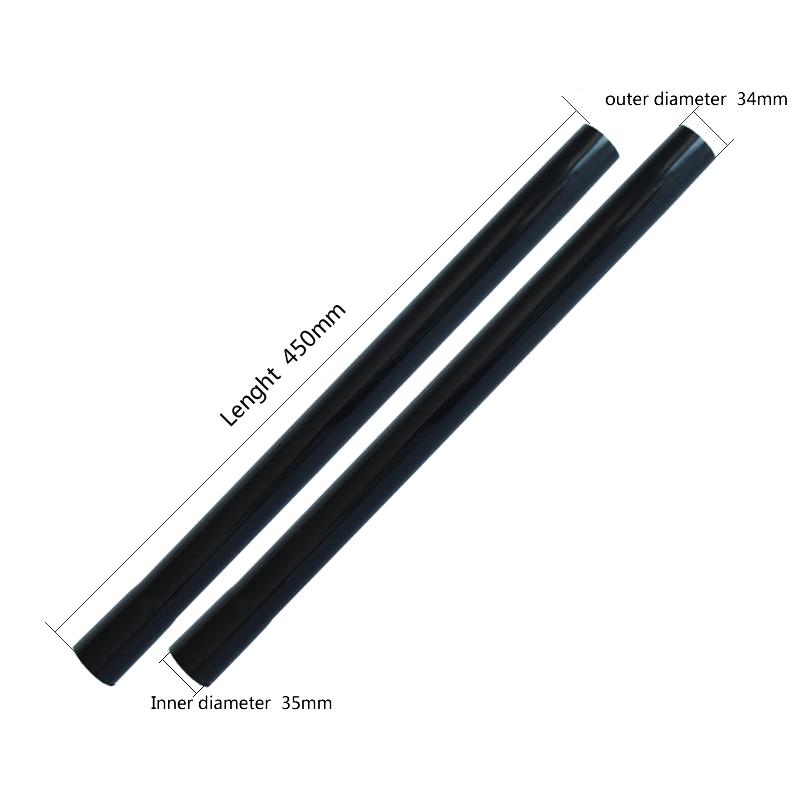 

Vacuum Cleaner black straight tube/pipe/Connector,extended tube,2 pcs,For brush inner 32mm/35mm ,vacuum cleaner parts