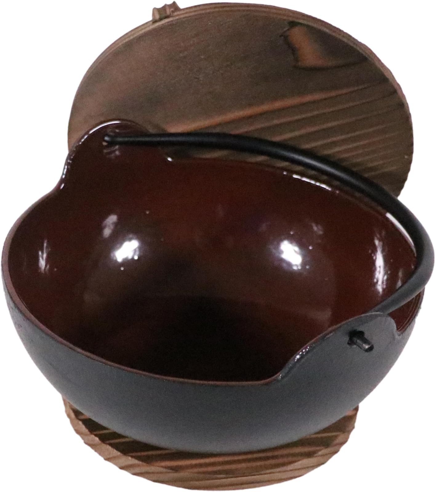 

Чубу Токива Ямага Набэ 16см коричневая эмаль Сделано в Японии QYM02016 (с базой) (внутренняя отделка)