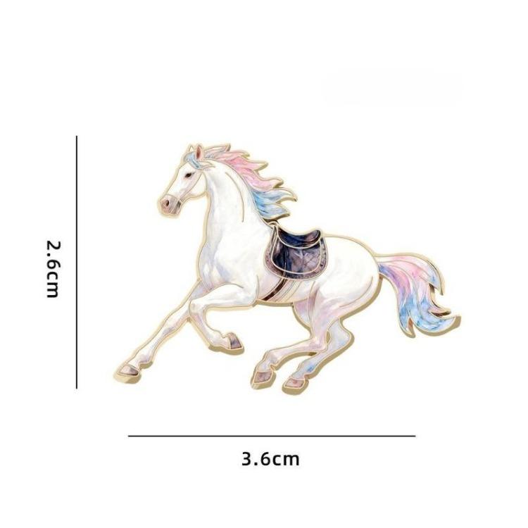Cute Animal Zodiac Horse Badges  Small Gifts  Accessories  Clothing and Accessories for The Year of The Horse  Brooches and Gifts