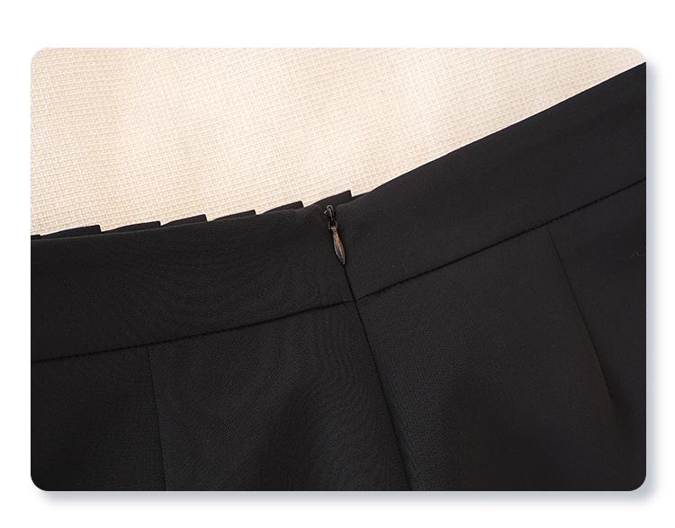 Women's Asymmetrical Suit Shorts - High Waist A-line Wide Leg Pants for Spring/Summer/Autumn 2026
