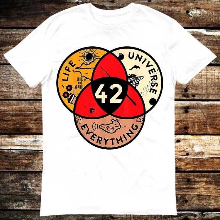 Science 42 The Answer To Life Universe Everything Oh No Not Again T  Shirt 6116 4XL