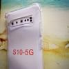 1,5 mm Dicke Transparente Airbag Weichschale für Samsung S10 5G, mit Schlüsselbandöse und Fallschutz