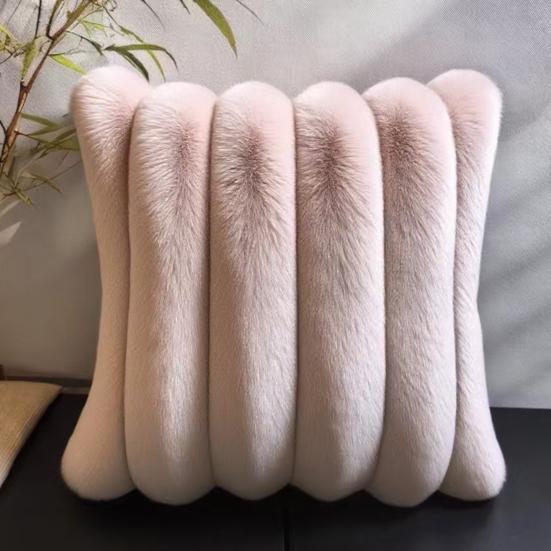 Throw Pillowcase Super Soft Comfortable Sofa Pillowcase Replaceable Design Easy Maintenance Soft Cushion