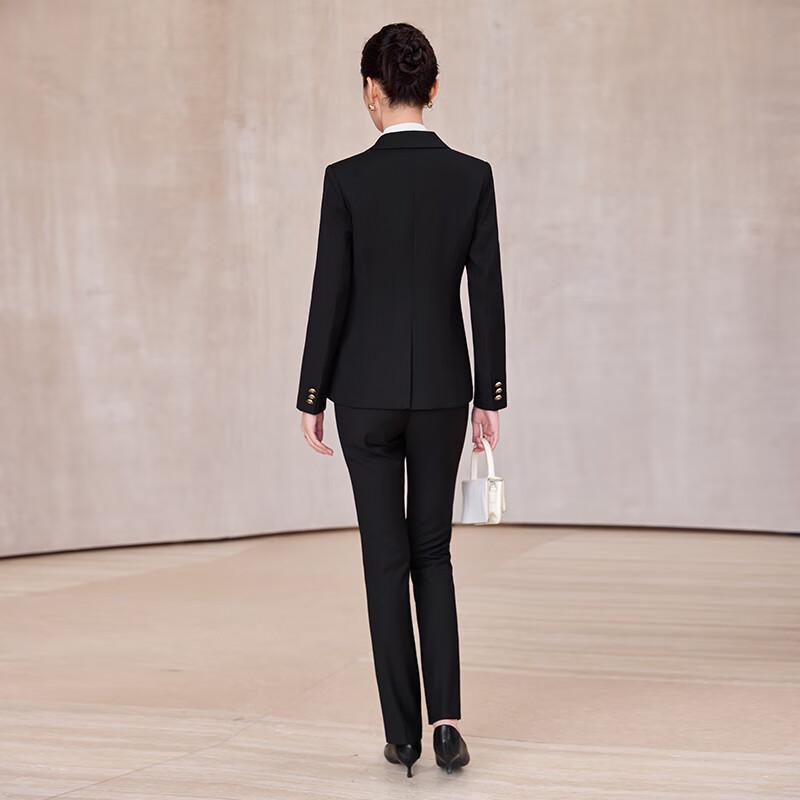 Women's Double-breasted Professional Suit Set
