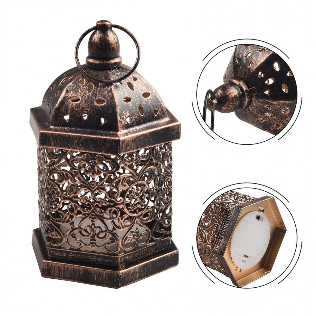 Metal Lanterns Night Light Accessories Home Decoration
