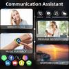 Outdoor Sport Rugged Military Smart Watch Men 2.01inch HD Screen 370mAh Battery Waterproof SWIM Watch BT Calling Smartwatch